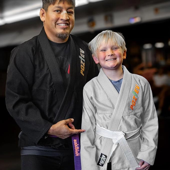 Kids Brazilian Jiu Jitsu Gi For Kids BJJ Gi Youth Grappling Kimonos Preshrunk Lightweight Martial