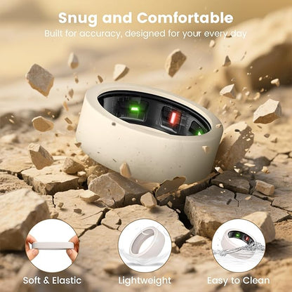 Ultra-Thin Covers Compatible with Oura Ring Gen 4/Oura Gen 3 Cover, Anti-Scratch Elastic Silicone