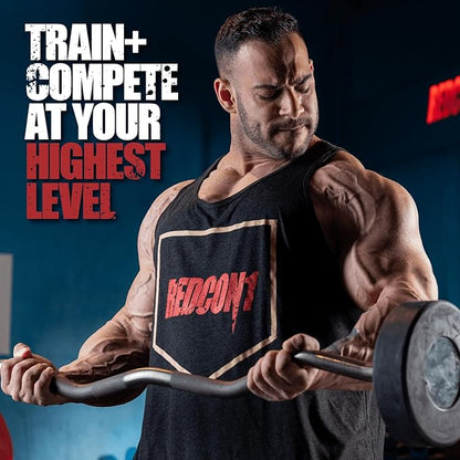 REDCON1 Total War Pre Workout - Beta Alanine + Citrulline Malate Keto Friendly Preworkout for Men &