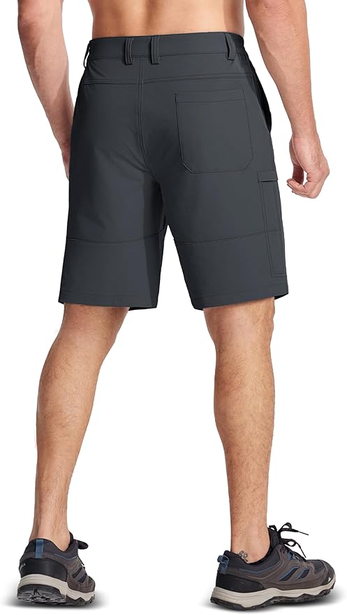 MAGCOMSEN Men's Hiking Cargo Shorts Quick Dry Lightweight 9" Golf Shorts Summer Casual Work Outdoor
