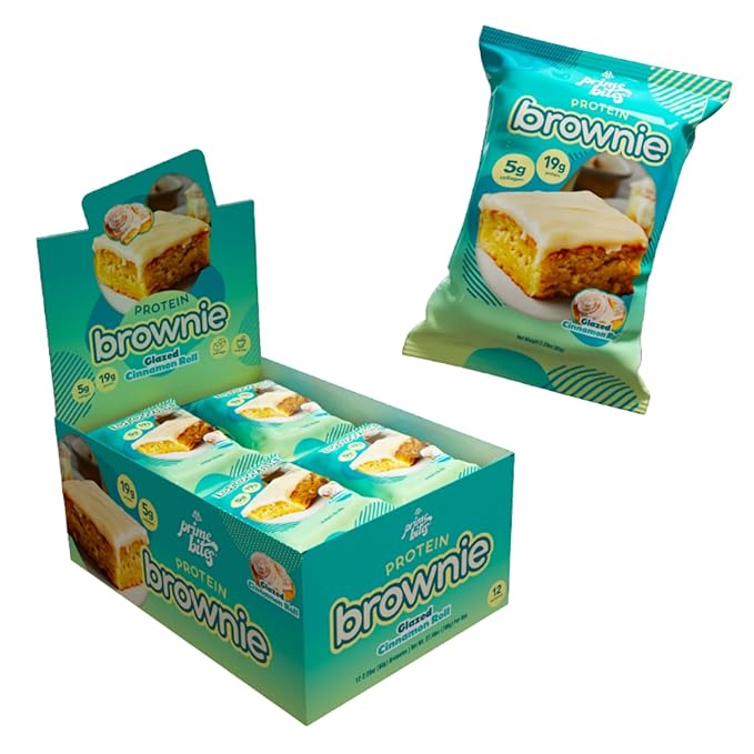 Prime Bites Protein Brownie from Alpha Prime Supplements | High Protein, Collagen Fortified Low