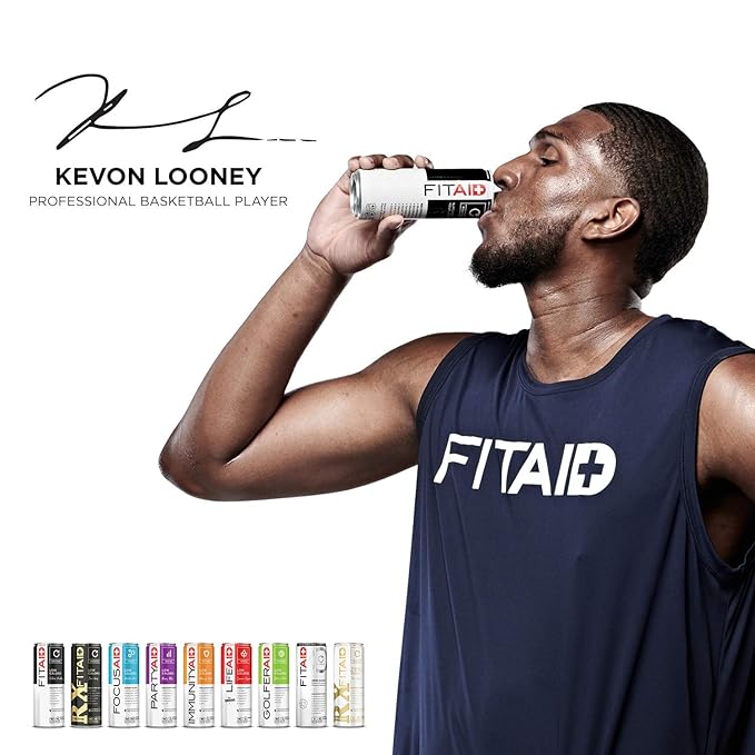 FITAID Rx Zero, Keto-Friendly, Number 1 Post-Workout Recovery Drink, 0g Sugar, Quercetin, Creatine