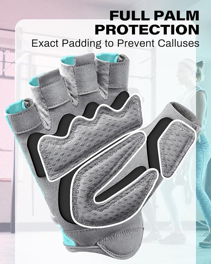 VINSGUIR Workout Gloves for Women and Men, Breathable Weight Lifting Gloves for Gym Exercise