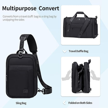 Gym Bags for Men Women, 42L Large Travel Duffle Bag, Carry On Bag for Airplanes with Shoe