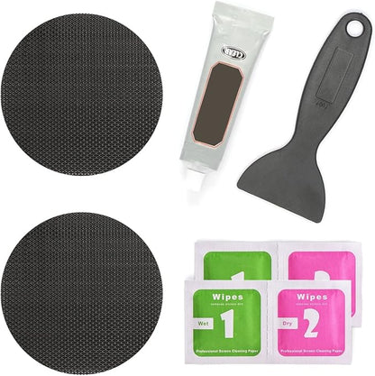 Trampoline Patch Repair Kit 4 inch Circle On Patches | Repair Trampoline Mat Tear or Hole in a