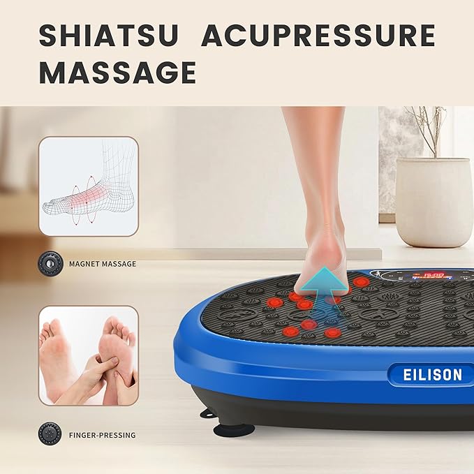EILISON FitMaxx 3D XL Vibration Plate Exercise Machine - Whole Body Workout Vibration Platform