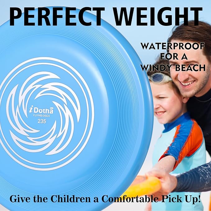 Sports Flying Disc - Compeition Flying Discs for Beach, Backyard, Lawn, Park, Camping and More