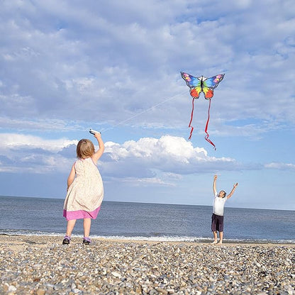 Butterfly Kites for Kids and Adults, Easy to Fly Large Single Line Kite for Boys and Girls - 55" x