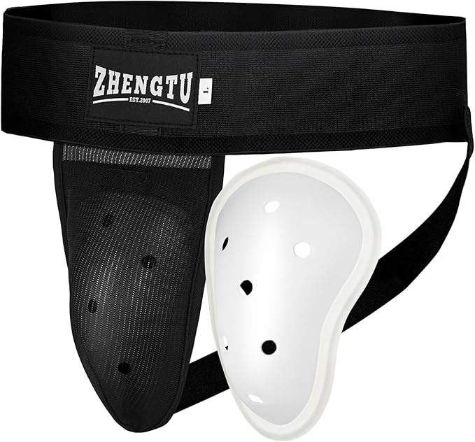 Groin Protector Cup Kickboxing Boxing Muaythai MMA Groin Guard, Jockstrap Karate Training, BJJ