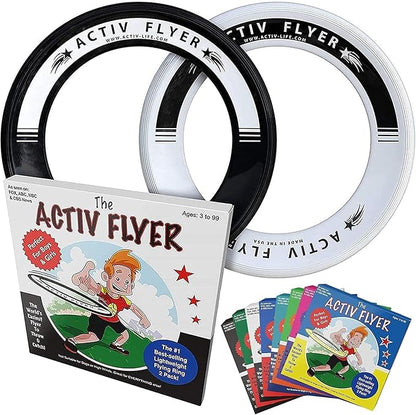 Activ Life Kid’s Flying Rings (2 Pack) They Fly Straight & Don’t Hurt, 80% Lighter Than Standard