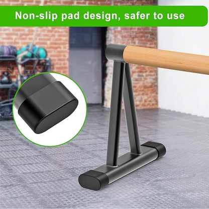 Dolibest Push Up Bar, 12'' High Parallettes Bars with 8 Rubber Feet & Comfortable Handle, Dip Bars