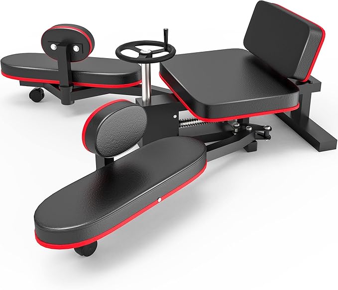 Rigel Leg Stretcher, 220LBS Leg Stretch Machine, Heavy Duty Steel Frame Equipment Splits Machine
