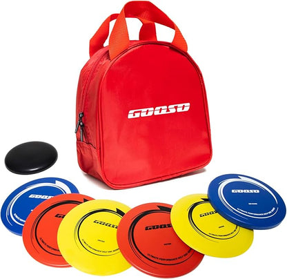 Disc Golf Set - Driver, Mid-Range and Putter Discs with Disc Golf Bag for Outdoor and Backyard