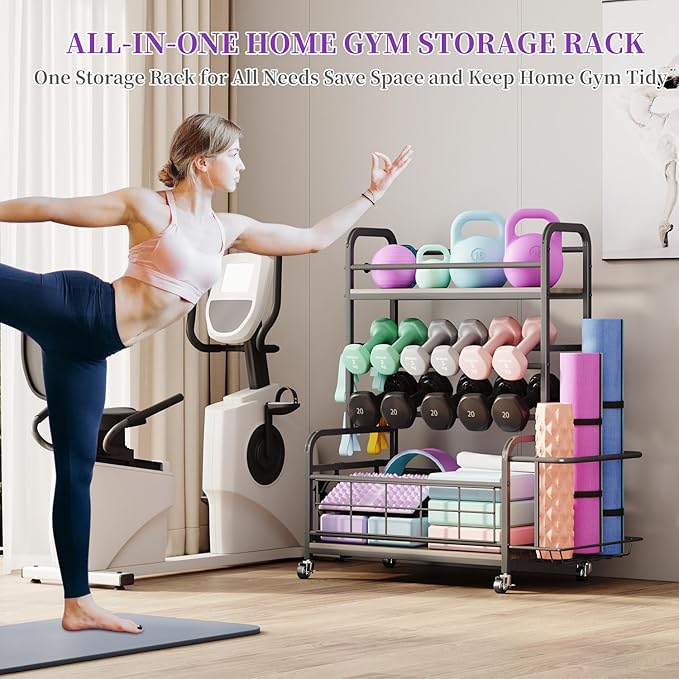 Homeiju 450LBS Dumbbell Rack,Weight Rack for Dumbbells,Weight Rack for Home Gym,Home Gym Storage