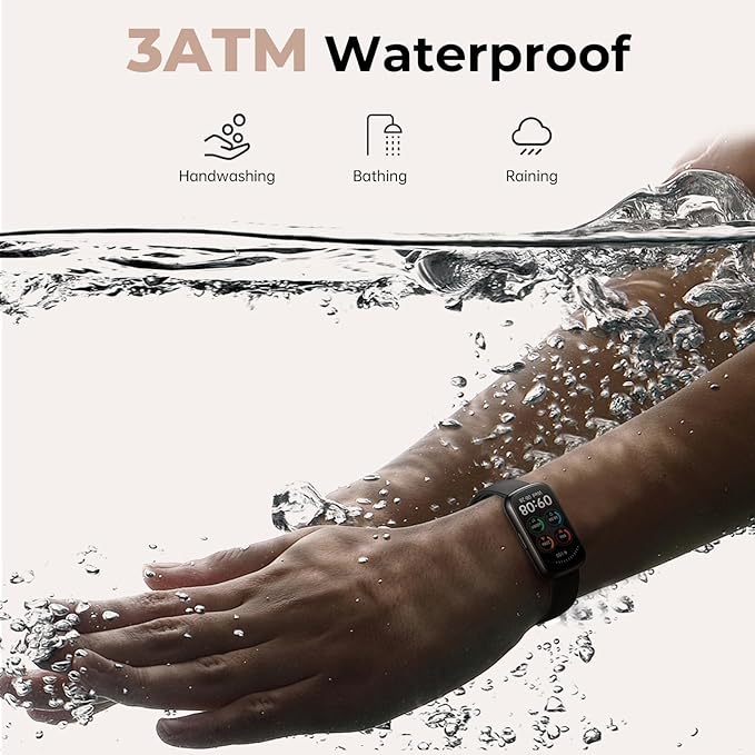 Fitness Tracker for Women Men, Smart Watch Band with 24/7 Heart Rate Blood Oxygen Sleep Monitor