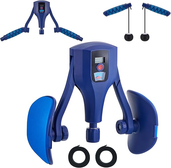 Thigh Master, 0–132lbs Adjustable Resistance, 3-in-1 Pelvic Floor Exercise Devices, Inner Thigh