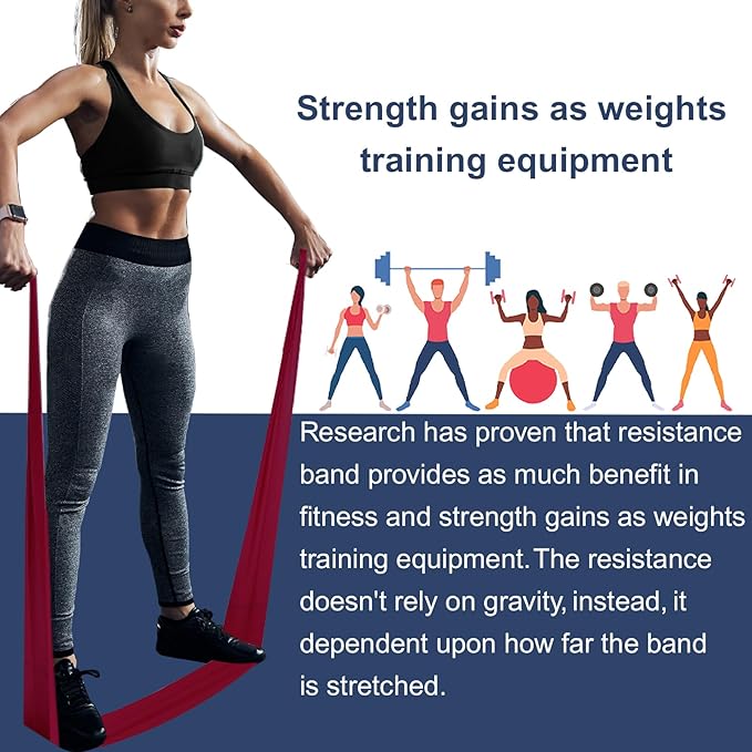 Resistance Bands,Professional Long Non-Latex Elastic Stretch Bands,Exercise Bands for Physical