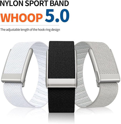 Nylon Soft Band Compatible with WHOOP 5.0, One, Peak, and Life | Adjustable, Durable & Secure Fit