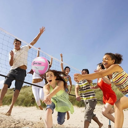 Beach/Water/Sand Volleyballs, Outdoor/Indoor Official Size, Soft Touch Volleyball for Beginners