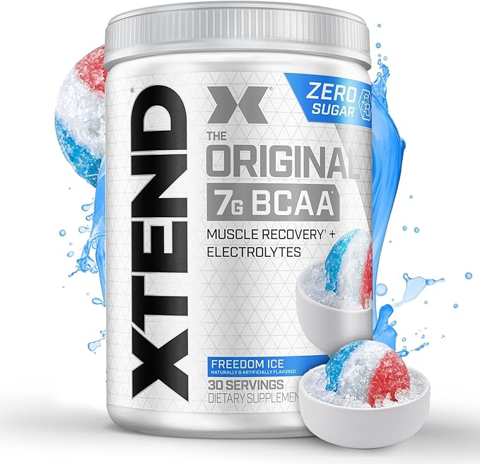 Xtend XTEND Original BCAA Powder 7g BCAA and 2.5g L-Glutamine, Sugar Free Post Workout Muscle