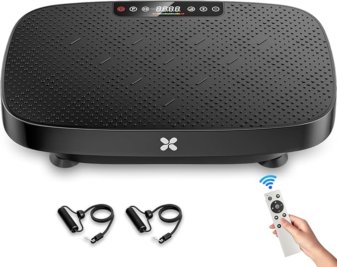 Vibration Plate Exercise Machine, Vibration Plate for Lymphatic Drainage & Body Toning, Whole Body