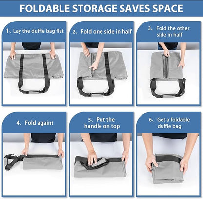 Extra Large Travel Duffle Bag, 120L Gear Bag for Men and Women, Storage Bag Ideal for Overnight