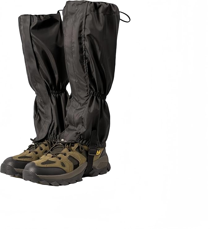 Leg Gaiters, Waterproof,Lightweight and Adjustable, Snow Boot Gaiters, for Men and Women Hiking