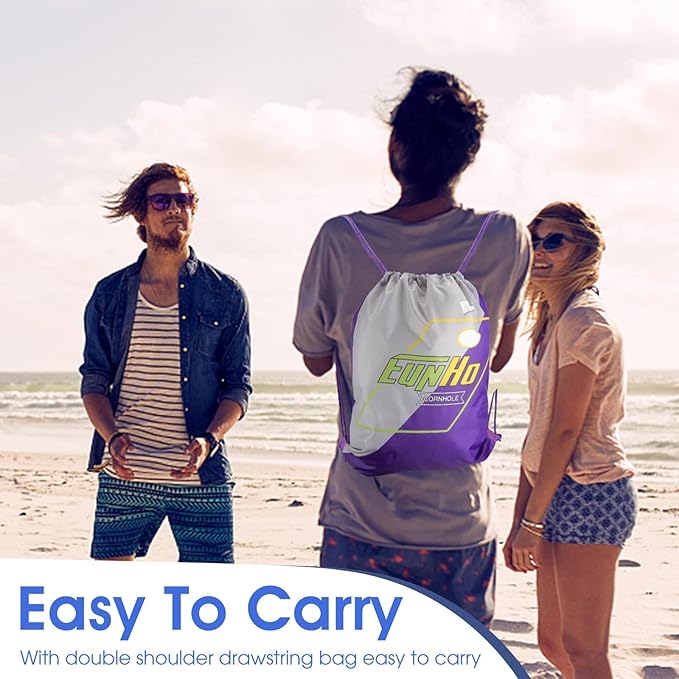 EunHo Dual Sided Cornhole Bags Regulation Set of 8 Professional Cornhole Bean Bags Slick and Stick