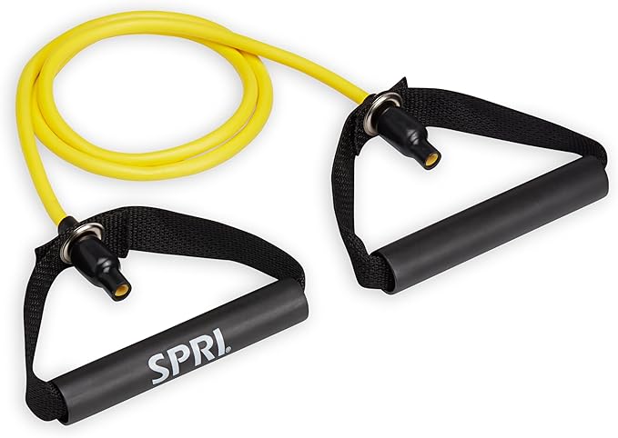 SPRI Xertube Resistance Bands with Handles – All Exercise Cords Sold Separately with Home Gym