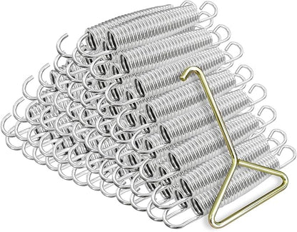 72pcs Trampoline Springs 5.5 inch: Trampoline Replacement Parts Springs with Puller Tool for Indoor