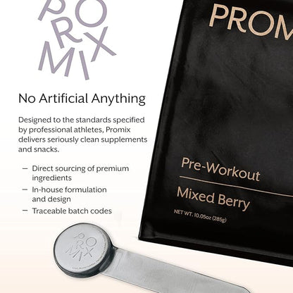 ProMix Nutrition Pre-Workout Powder, Mixed Berry - Maximize Focus & Performance - Helps Muscle