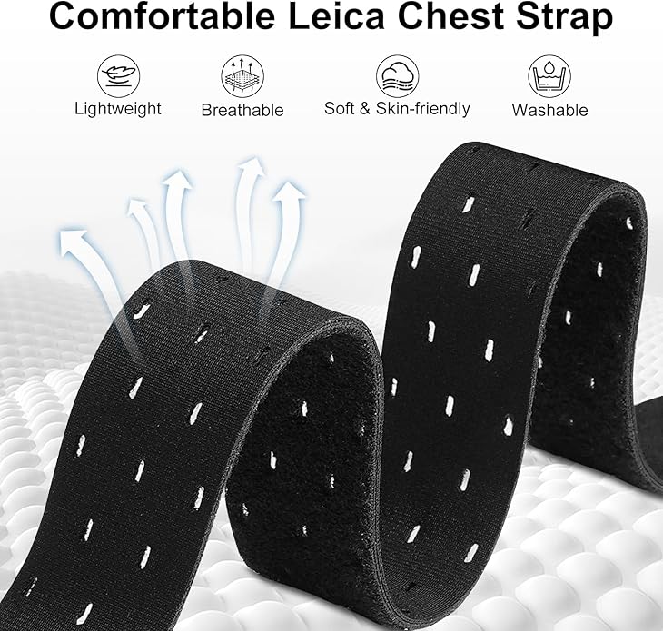 26mm QuickFit Heart Rate Chest Strap Compatible with Garmin Fenix 6X/6X Pro/7X/Fenix 8 51mm/5X/5X