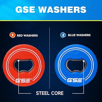 GSE Games & Sports Expert Set of 8 Replacement Washers with Bottle Opener for Washer Toss Game