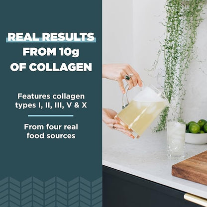 Ancient Nutrition Collagen Powder Protein, Multi Collagen Protein, Cucumber Lime, Hydrolyzed