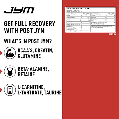 Post JYM Active Matrix - Post-Workout with BCAA's, Glutamine, Creatine HCL, Beta-Alanine, and More