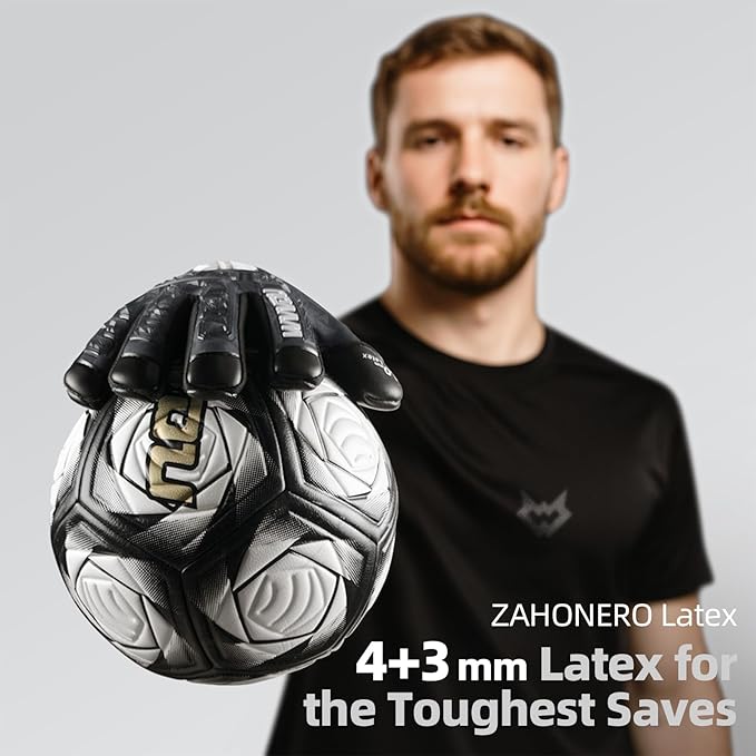 WVVOU Soccer Goalie Gloves for Adults and Youth, High Performance Goalkeeper Gloves with 5