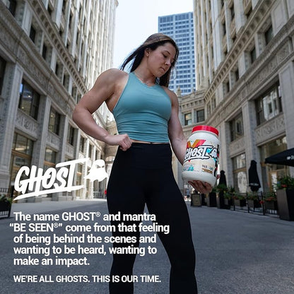 GHOST Whey Protein Powder, Peanut Butter Cereal Milk - 2LB, 26G of Protein - Whey Protein Blend
