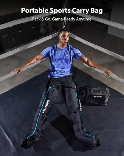FIT KING Upgraded Leg Massager Recovery Boots, Professional Air Compression Recovery System for