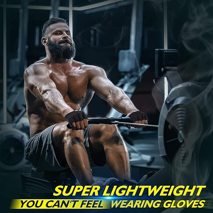 ihuan New Weight Lifting Gym Workout Gloves Men & Women, Great for Weightlifting, Exercise