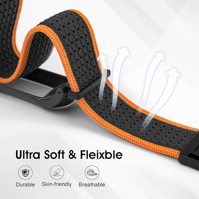 Adjustable Smartwatch Soft Woven Nyon Wristband + Protective Case Base fits for PLAUD AI NotePin