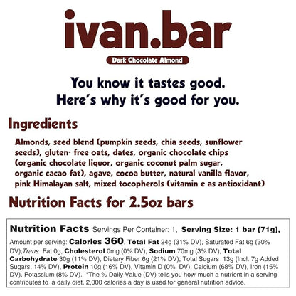 Protein Packed Energy Snack Bar | Provides Healthy Energy | Vegan, All Natural Ingredients | Soy