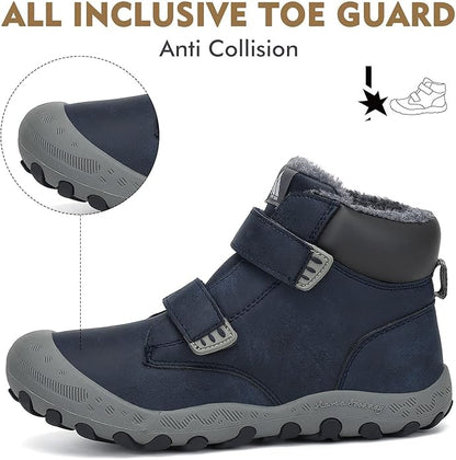 Mishansha Kids Hiking Boots Toddler Girls Boys Hiking Shoes Water-Resistant Anti-Collision Non-Slip