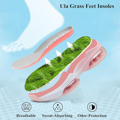 VITUOFLY Kids Basketball Shoes Boys Air Cushion Sneakers Girls Mid Top School Hoops Shoes Non-Slip