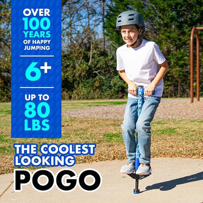 Flybar Pogo Stick for Kids, 40 to 80 Pounds, Perfect for Beginners, Easy Grip Foam Handles