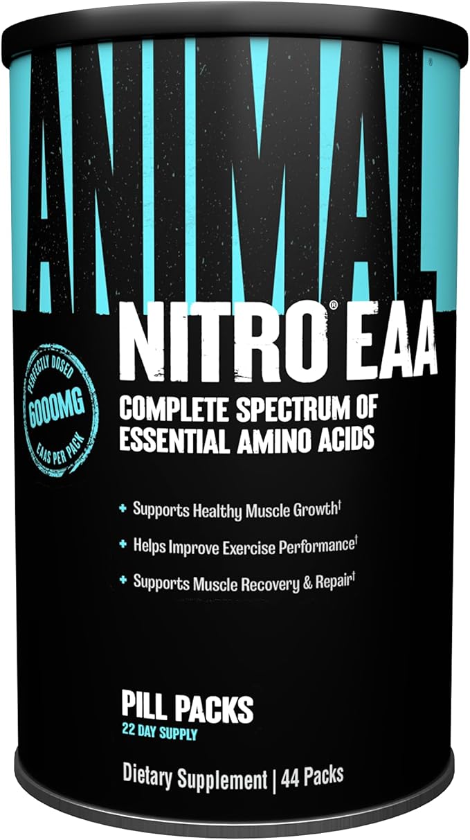 Animal Nitro EAA - Post-Workout Recovery and Repair, Supports Lean Muscle Growth, Complete Spectrum