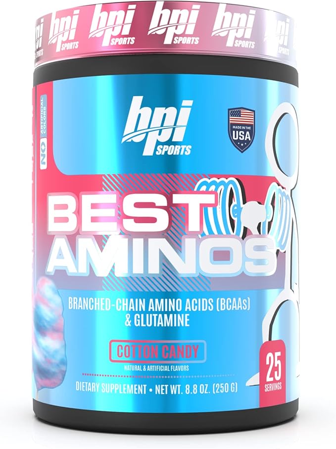 BPI Sports Best Aminos - BCAA Powder Post Workout & Glutamine Recovery Drink with Branched Chain
