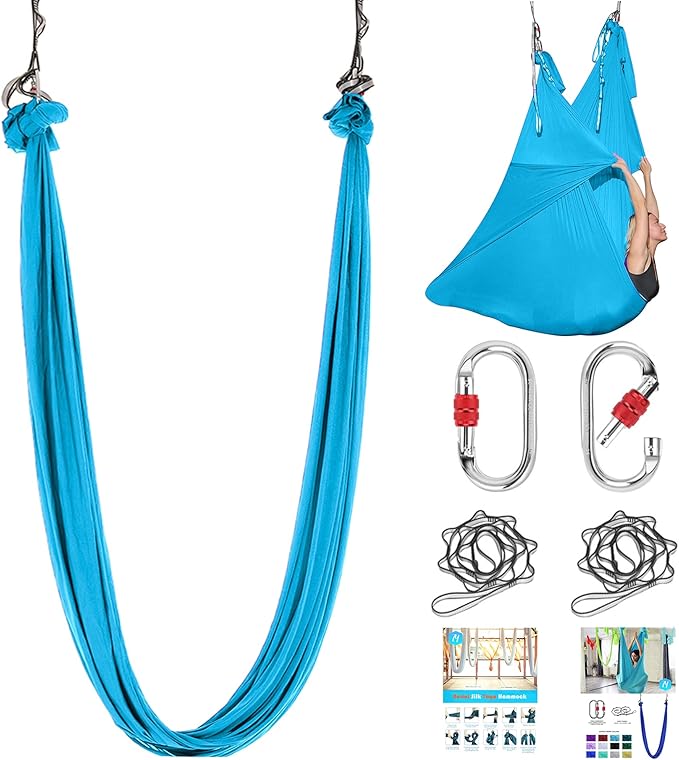5.5 Yards Aerial Silk Swing Outdoor Hammock Aerial Yoga Swing For Adults,Aerial Yoga Hammocks for