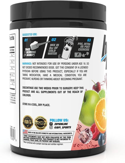BPI Sports Best Aminos - BCAA Powder Post Workout & Glutamine Recovery Drink with Branched Chain