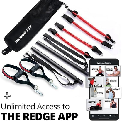 Redge Fit™ Complete Portable Full Body Home Gym Park Workout Set I Best Gift for Christmas I