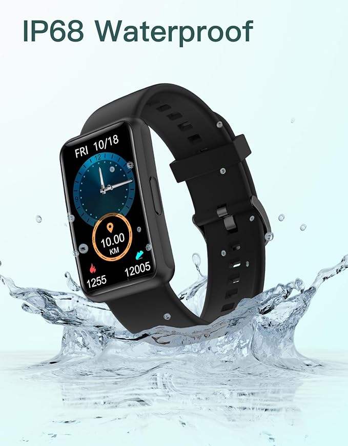 HUAKUA Fitness Tracker No Bluetooth No APP No Phone Needed, Fitness Watch for Men Women Parents